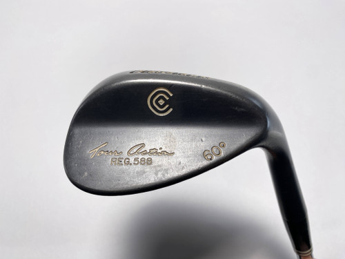 Cleveland 588 Black Melonite Wedge 60* True Temper Dynamic Gold Wedge Mens RH, 1 of 12