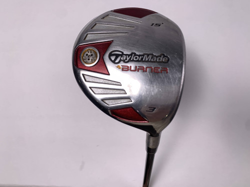 TaylorMade Burner Steel 2007 3 Fairway Wood 15* REAX SuperFast 50g Regular RH, 1 of 12