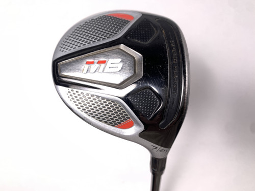 TaylorMade M6 7 Fairway Wood 21* Fujikura Atmos 5R Red Regular Graphite Mens RH, 1 of 12