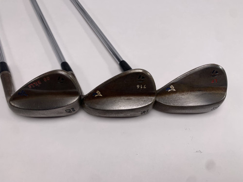 TaylorMade Milled Grind 4 Raw Wedge Set 52*9 | 56*12 | 60*8 LZ Stiff RH SHORT, 1 of 12