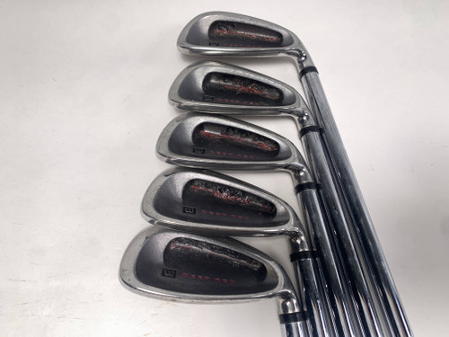 Wilson Deep Red Iron Set 6-PW Stiff Steel Mens RH, 1 of 12