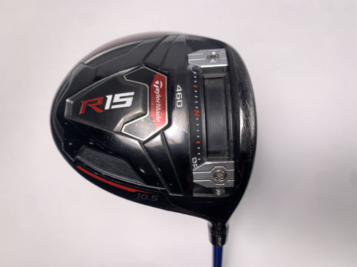 TaylorMade R15 Black Driver 10.5* Grafalloy ProLaunch Blue 65g Regular Mens RH, 1 of 12