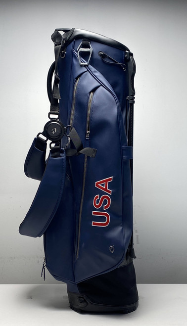 Vessel Lux Series Stand Bag Navy 4-Way Divide Dual Strap Golf Bag, 1 of 12