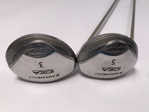 Adams Idea A3 OS 3 & 5 Fairway Wood Set 15* 18* Grafalloy Idea Womens Regular LH, 1 of 12