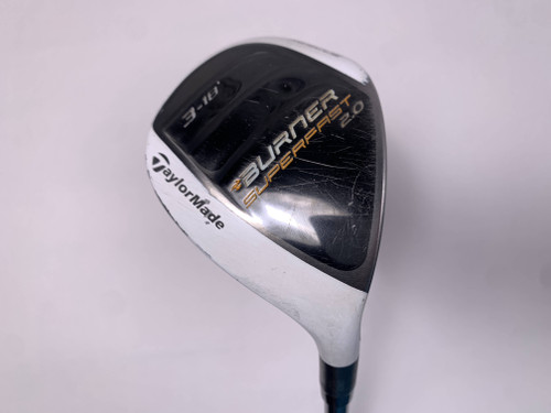 TaylorMade Burner Superfast 2.0 3 Hybrid 18* REAX 60g Regular Graphite Mens RH, 1 of 12