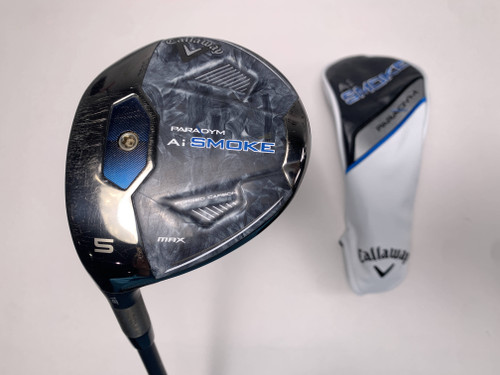 Callaway Paradym Ai Smoke Max D 5 Fairway 18* Tensei Blue AV Xlink Stiff LH HC, 1 of 12