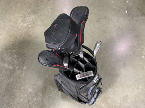 Cobra Air X 2023 Club Set Driver 3W 4H-5H 6-PW SW Putter Senior RH HC+Bag, 1 of 12