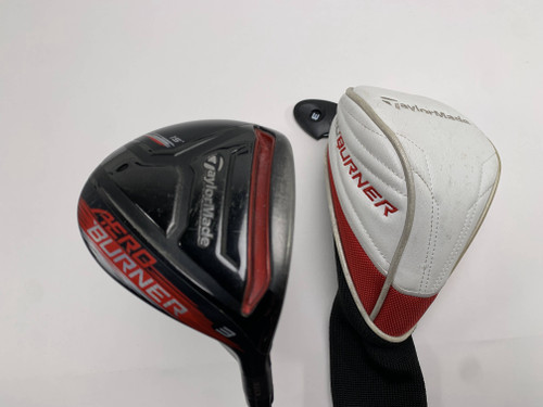 TaylorMade Aeroburner Black 3 Fairway Wood 15* Speed Rul-Z 60g Stiff RH HC, 1 of 12
