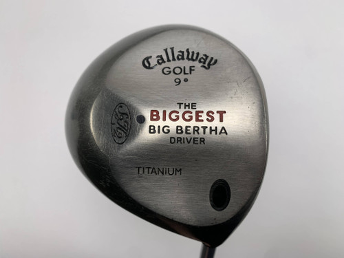 Callaway Biggest Big Bertha Driver 9* Ultra Light Regular Graphite Mens RH, 1 of 12