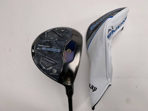 Callaway Paradym Ai Smoke Max D 3 Fairway 15* Cypher Fifty 5.5 Regular RH HC, 1 of 12