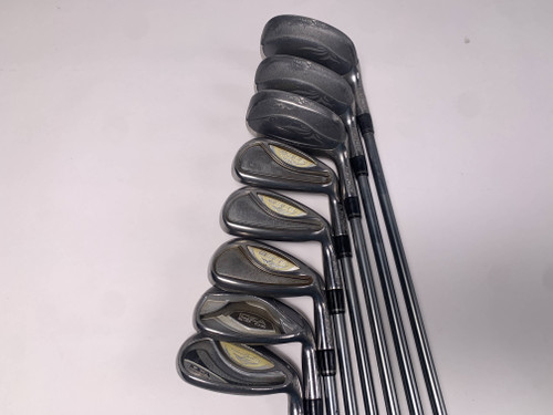 Adams Idea A3 OS Hybrid Iron Set 4H-6H 7-PW+SW Grafalloy Idea Ladies RH, 1 of 12