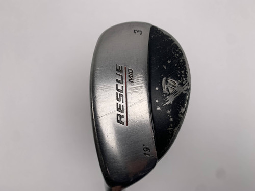TaylorMade Rescue Mid 3 Hybrid 19* Ultralite Regular Graphite Mens LH, 1 of 12