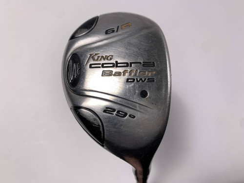 Cobra Baffler DWS 6 Hybrid 28* AeroTech Steelfiber hls75 Stiff Graphite Mens RH, 1 of 12