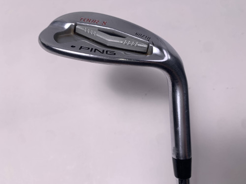 Ping Tour-S Chrome Lob Wedge LW 60* 10 Black Dot KBS Tour Wedge Steel Mens RH, 1 of 12