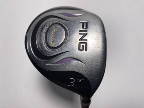 Ping Rhapsody 3 Fairway Wood 18* ULT 129 Ultra Light Ladies Graphite Womens RH, 1 of 12