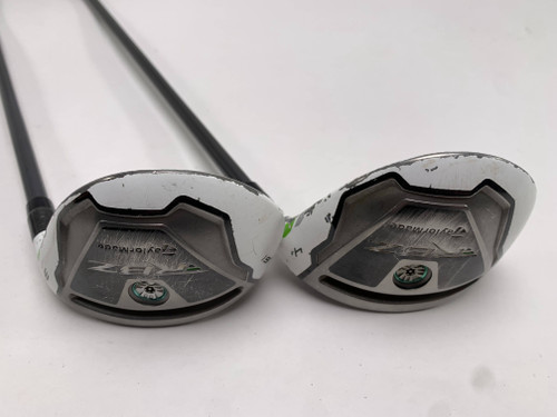 TaylorMade RocketBallz 3 & 4 Hybrid Set 19* 22* 65g Stiff Graphite Mens RH, 1 of 12