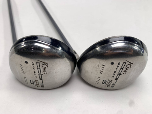 Cobra SS Hyper Steel 3 & 5 Fairway Wood Set 15* 18* Graphite Design Ladies RH, 1 of 12