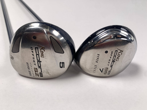 Cobra SZ 5 & 7 Fairway Wood Set 18* 21* Graphite Design 50g Ladies Graphite RH, 1 of 12