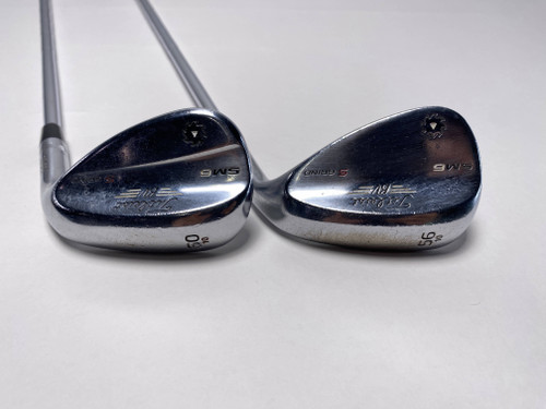 Titleist Vokey SM6 Tour Chrome Wedge Set 56* 10 | 60* 10 Wedge Steel Mens RH, 1 of 12