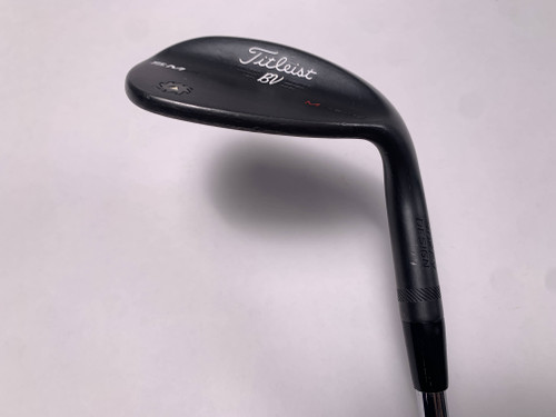 Titleist Vokey SM6 Jet Black Sand Wedge SW 56* 8 Bounce Wedge Steel Mens RH, 1 of 12