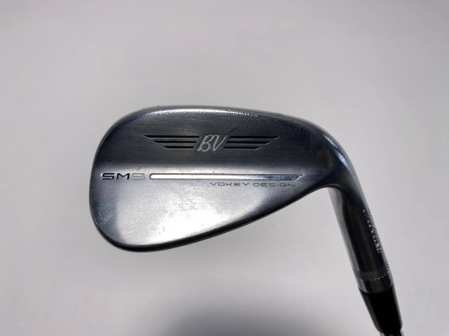 Titleist Vokey SM9 Tour Chrome Gap Wedge GW 50* 8 Bounce F-Grind Wedge Mens RH, 1 of 12