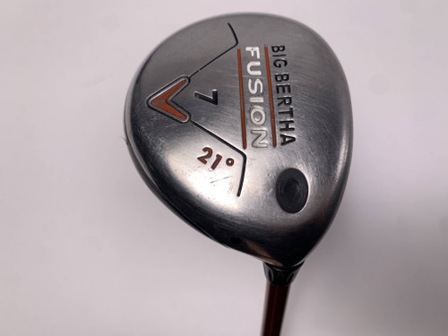 Callaway ERC Fusion 7 Fairway Wood 21* Aldila NVS Orange 55g Regular Mens RH, 1 of 12