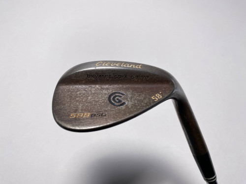 Cleveland 588 DSG Raw Lob Wedge LW 58* DG Wedge Steel Mens RH, 1 of 12