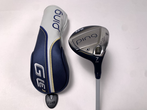 Ping G LE 3 7 Fairway Wood 24* ULT 250 Ladies RH HC Undersize Grip, 1 of 12