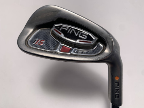 Ping i15 Pitching Wedge PW Orange Dot 2* Flat AWT Wedge Steel Mens RH, 1 of 12