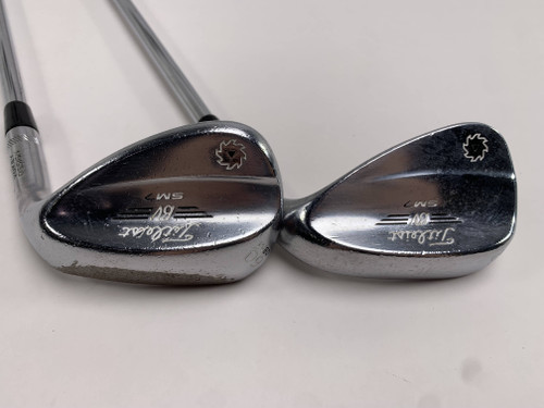 Titleist Vokey SM7 Tour Chrome Wedge Set 52* 12 | 60* 8 Wedge Steel Mens RH, 1 of 12