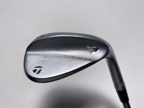 TaylorMade Milled Grind 3 Raw Chrome Sand Wedge SW 56* 8 DG S200 Stiff Mens RH, 1 of 12