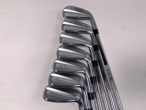 Titleist T100 2023 Iron Set 4-PW True Temper AMT S300 Tour White Stiff Mens RH, 1 of 12