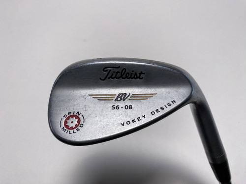 Titleist Vokey Spin Milled Chrome 2009 Sand Wedge SW 56* 8 Bounce Wedge Mens RH, 1 of 12