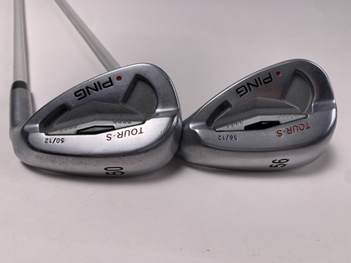 Ping Tour-S Chrome Wedge Set 50* 12 | 56* 12 Red Dot 1* Flat ULT200 Ladies RH, 1 of 12
