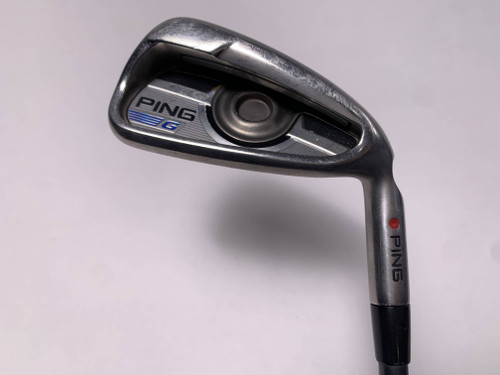 Ping G 2016 Single 6 Iron Red Dot 1* Flat CFS Soft Regular 65g Senior RH, 1 of 12