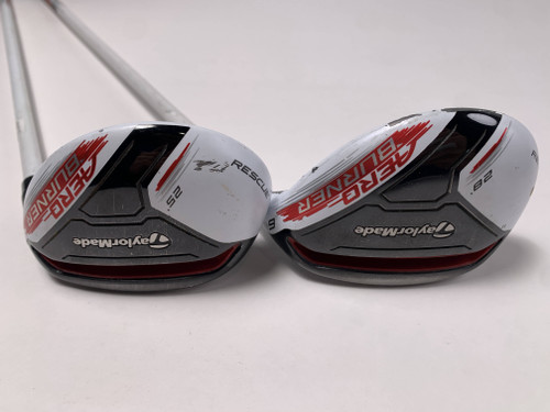 TaylorMade AeroBurner 5 & 6 Hybrid Set 25* 28* Matrix Speed Rul-Z 55g Ladies RH, 1 of 12