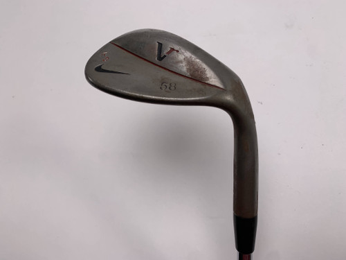 Nike Victory Red Raw Lob Wedge LW 58* Nike Stock Wedge Steel Mens RH, 1 of 12