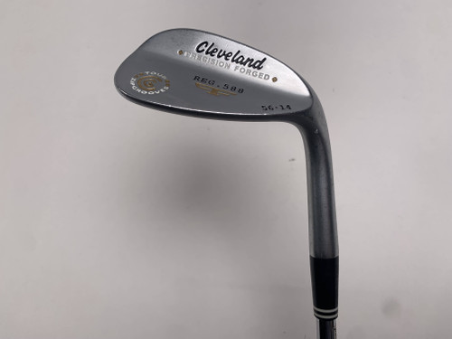 Cleveland 588 Chrome 2012 Sand Wedge SW 56* 14 Tour Concept Wedge Steel Mens RH, 1 of 12