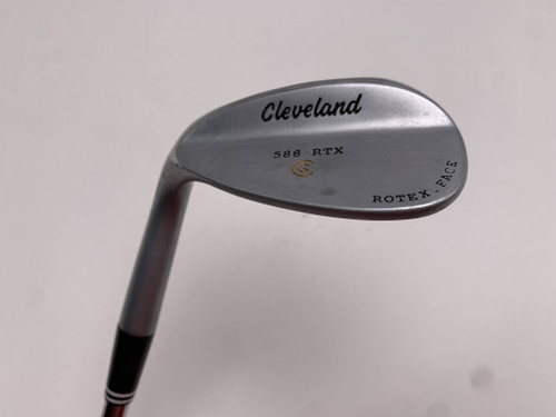 Cleveland 588 RTX Satin Chrome Sand Wedge SW 56* 14 Dynamic Gold Wedge LH, 1 of 12