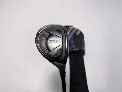 TaylorMade M4 4 Hybrid 22* Fujikura Atmos Red 6R Regular Graphite Mens RH HC, 1 of 12