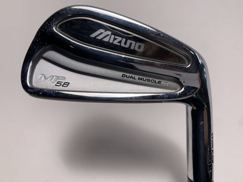 Mizuno MP 58 Single 6 Iron True Temper Dynamic Gold S300 Stiff Steel Mens RH, 1 of 12