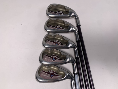 Callaway Big Bertha 2006 Iron Set 5-PW Ladies Graphite Womens RH- no 9i, 1 of 12