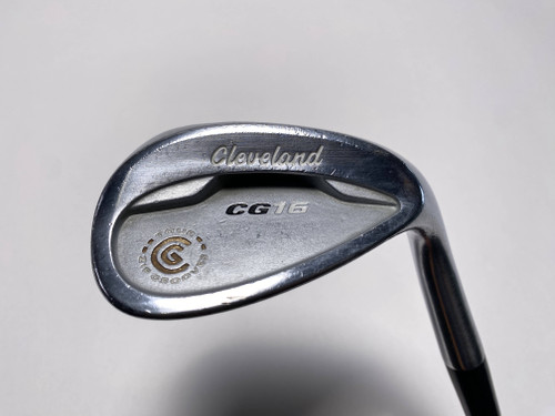 Cleveland CG16 Satin Chrome Sand Wedge SW 56* 14 Bounce Traction Wedge RH, 1 of 12
