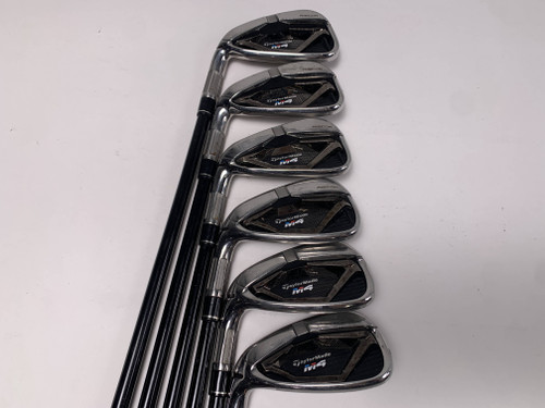 TaylorMade M4 Iron Set 5-PW Fujikura Atmos 5A Senior Graphite Mens LH, 1 of 12