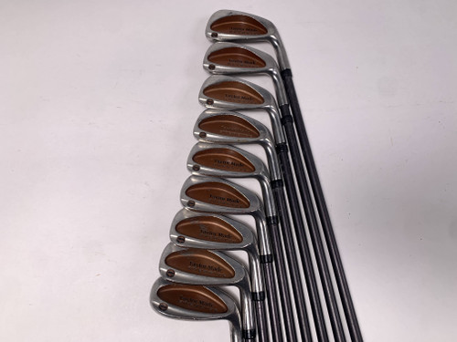 TaylorMade Burner Oversize Iron Set 3-PW+SW Bubble R-80 Plus Regular Mens RH, 1 of 12