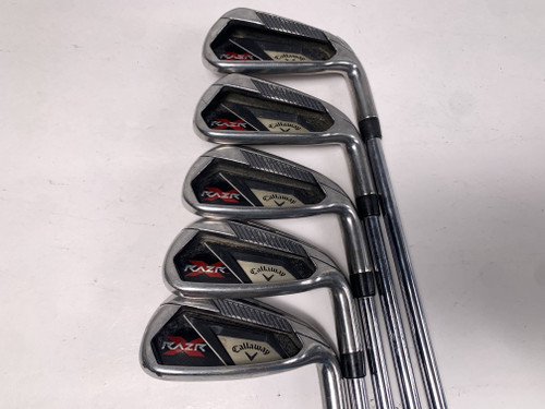 Callaway Razr X Iron Set 6-PW Uniflex Steel Mens RH, 1 of 12