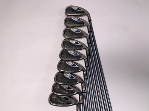 Callaway Hawkeye Iron Set 3-PW+SW Hawk Eye Regular Graphite Mens RH, 1 of 12