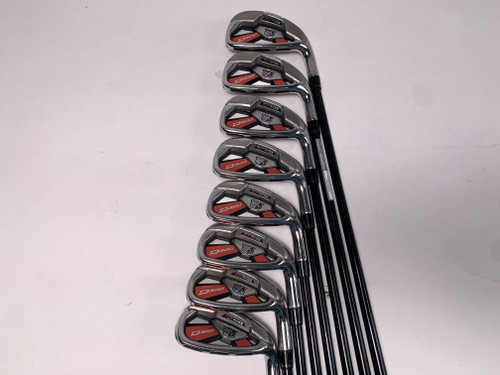 Wilson D300 Iron Set 4-PW+GW Matrix Speed Rul-Z 53g Senior Graphite Mens RH, 1 of 12