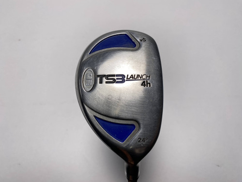 US Kids TS3 Launch 4 Hybrid 24* TS3 63" Yellow Youth Graphite Mens RH, 1 of 12