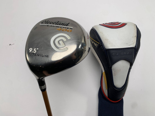 Cleveland Launcher 400 Driver 9.5* Launcher Gold 65g Stiff Graphite Mens LH HC, 1 of 12